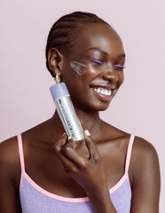 Naked Sundays CabanaClear gel blended into skin for non-greasy hydration