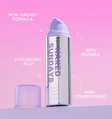 Naked Sundays CabanaClear pump dispensing gel texture for quick absorption benefit