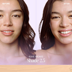 Naked Sundays close-up dispenser and creamy texture for easy application