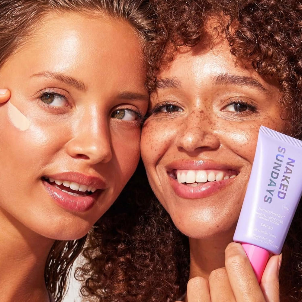 Naked Sundays label highlighting non-nano zinc oxide protection
