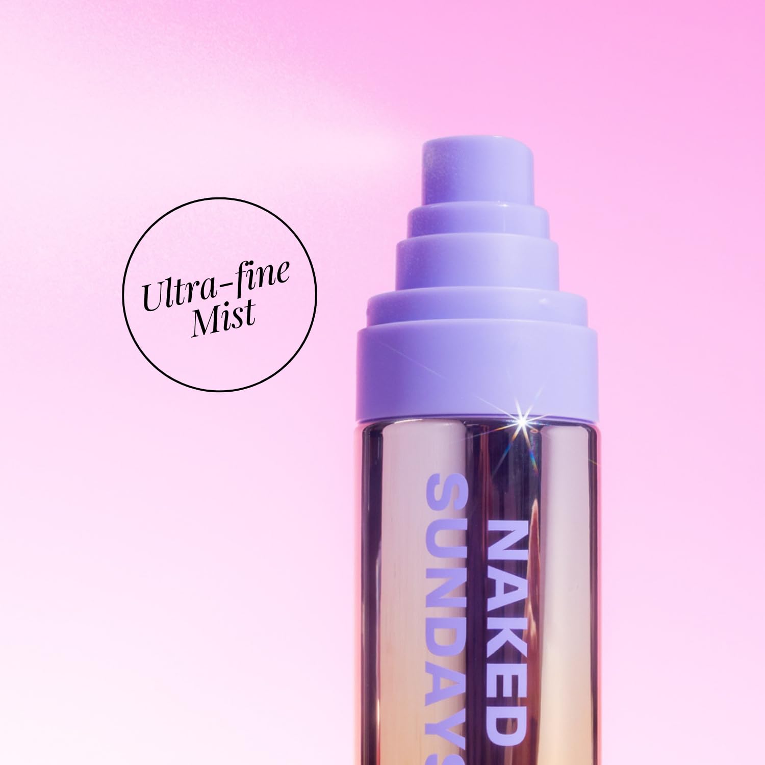 Naked Sundays ingredient label highlighting hydration and antioxidant benefits