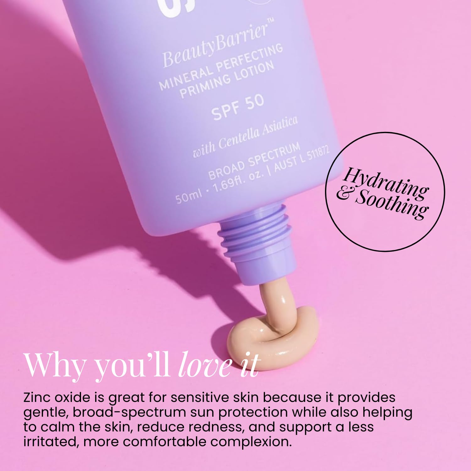 Naked Sundays sunscreen primer under foundation for longer wear