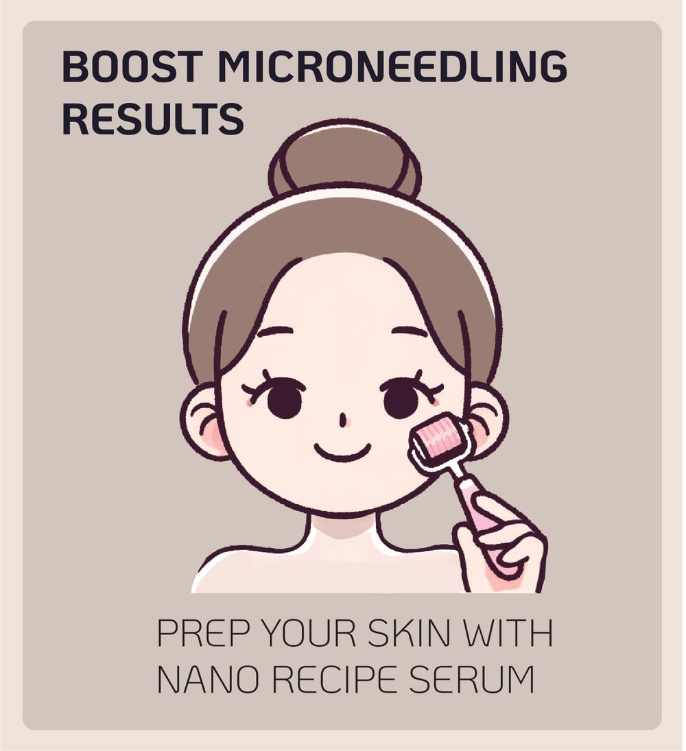 Nano Recipe hands applying drops illustrating effortless integration