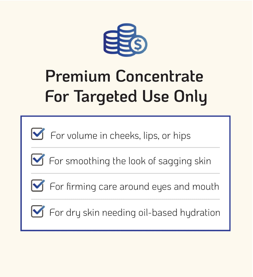 Nano Recipe used on neck and décolletage for smoothing and improved appearance