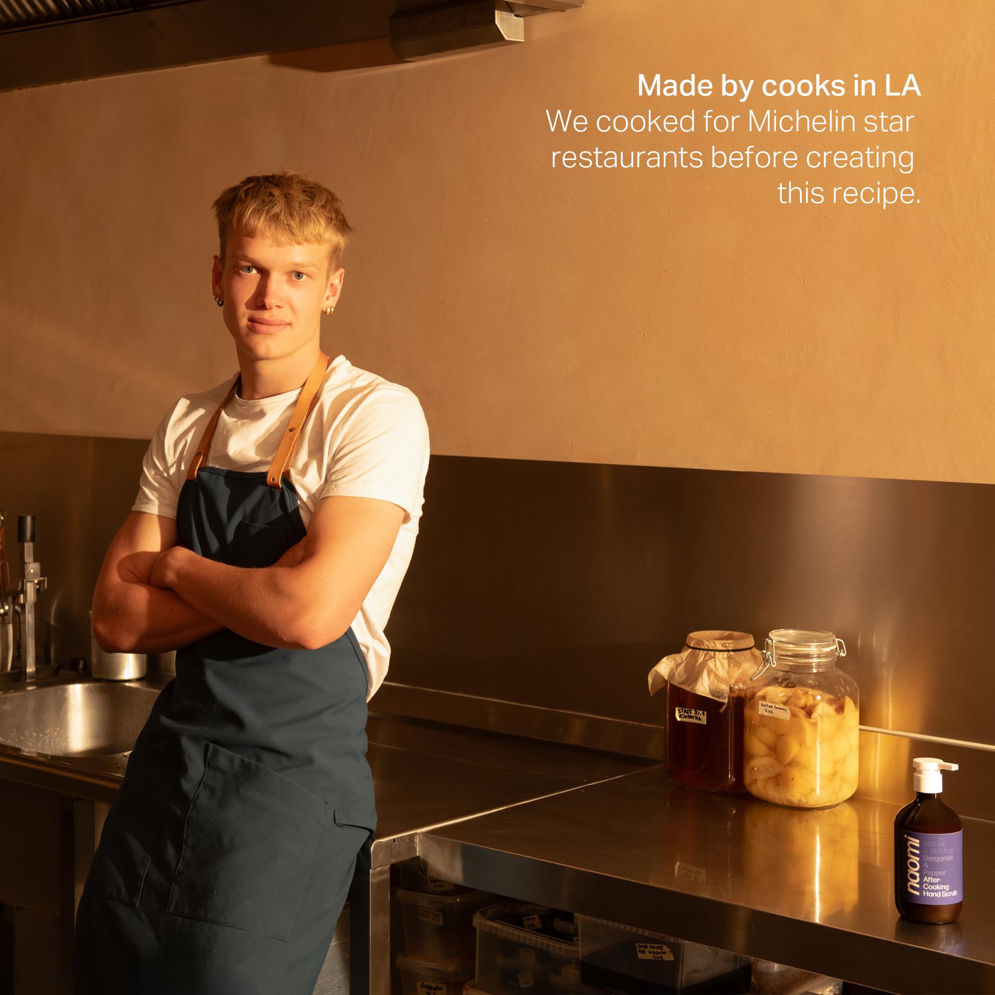 Naomi Cooking lifestyle on countertop suggesting everyday kitchen elegance