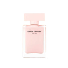 Narciso Rodriguez close-up of label and cap highlighting brand detail and gifting appeal