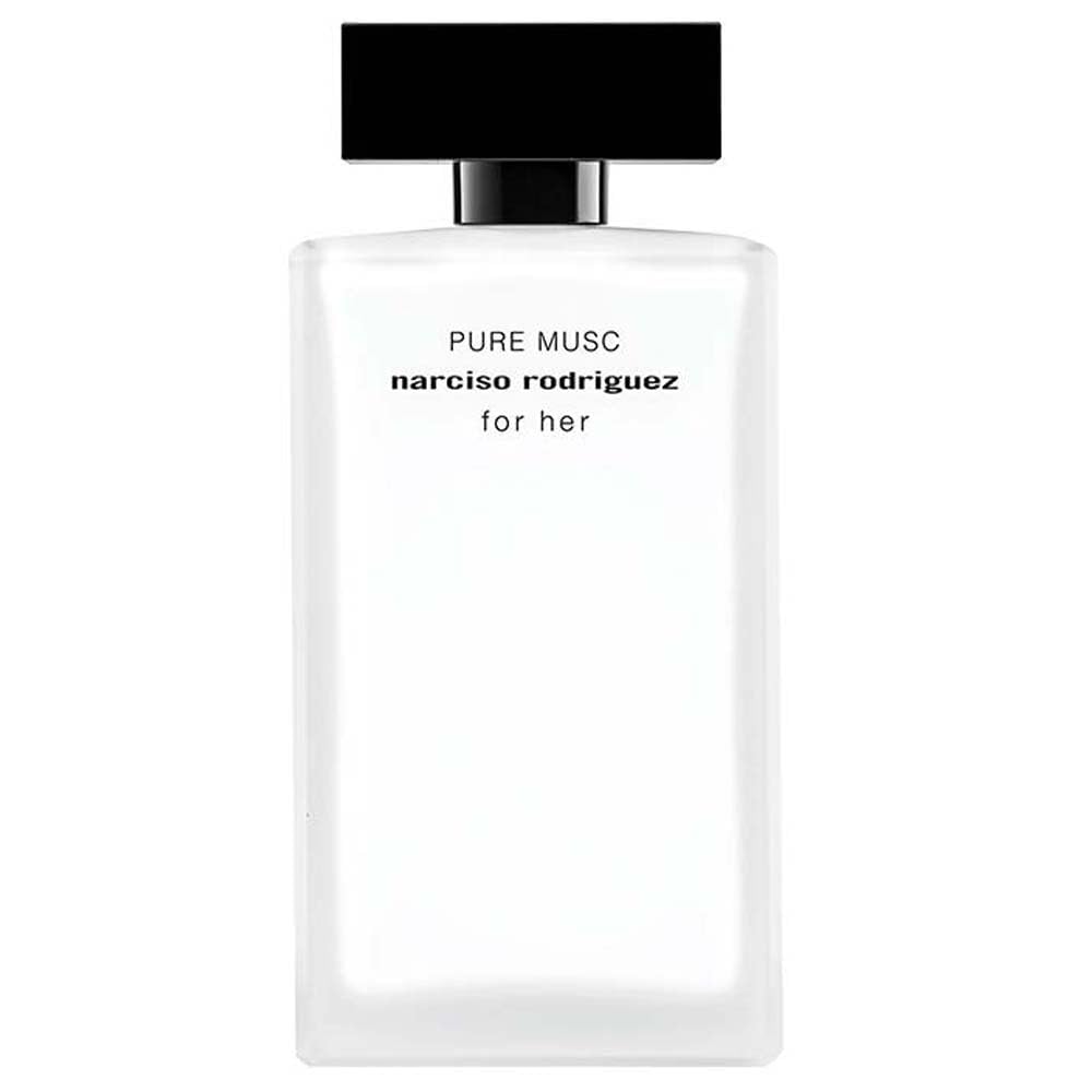 Narciso Rodriguez front bottle view showing sleek design and elegant label benefit: recognizable gift-ready packaging