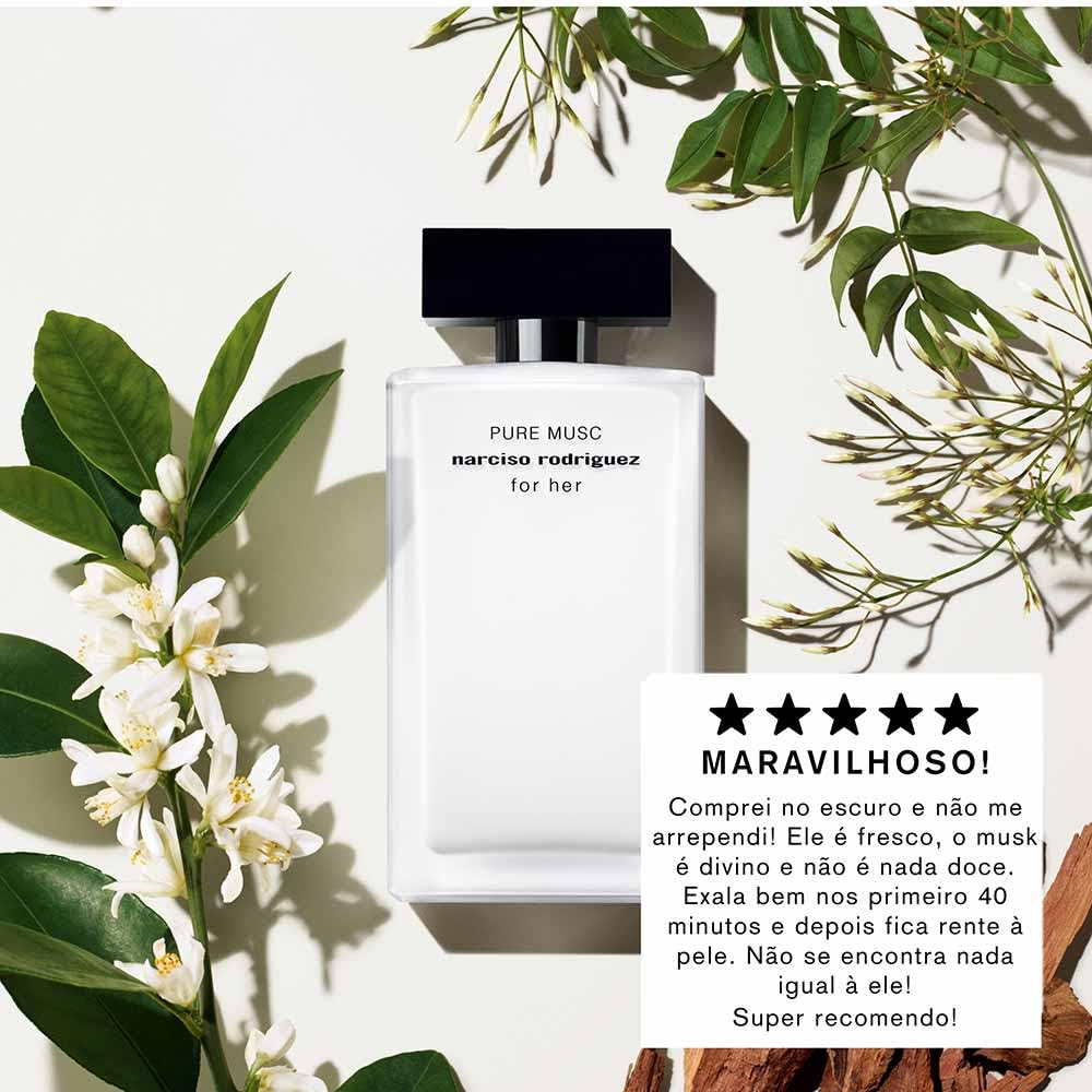 Narciso Rodriguez perfume being sprayed on wrist demonstrating everyday use benefit: soft, wearable scent