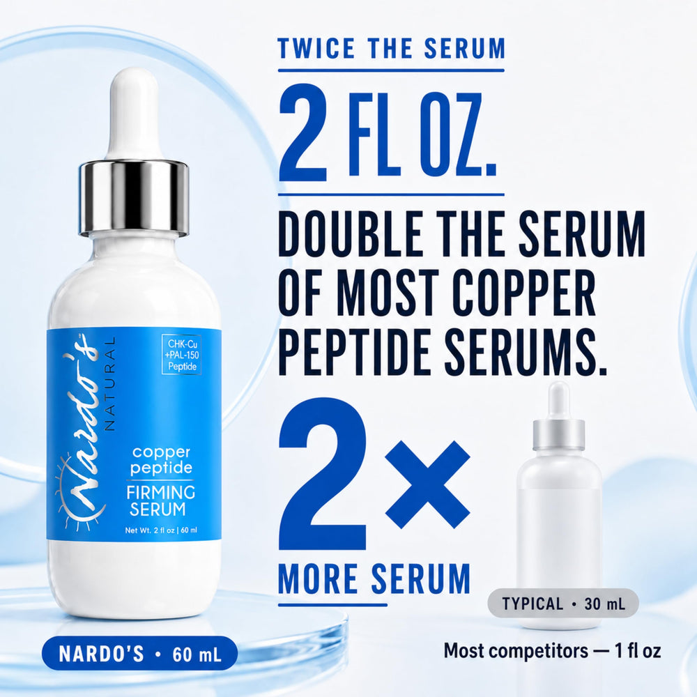 Nardo's Natural pump and label close-up highlighting clear ingredients