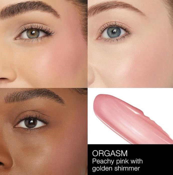 NARS Afterglow texture close-up highlighting creamy finish and easy blending benefit
