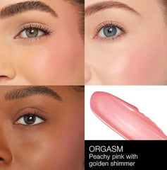NARS Afterglow texture close-up highlighting creamy finish and easy blending benefit