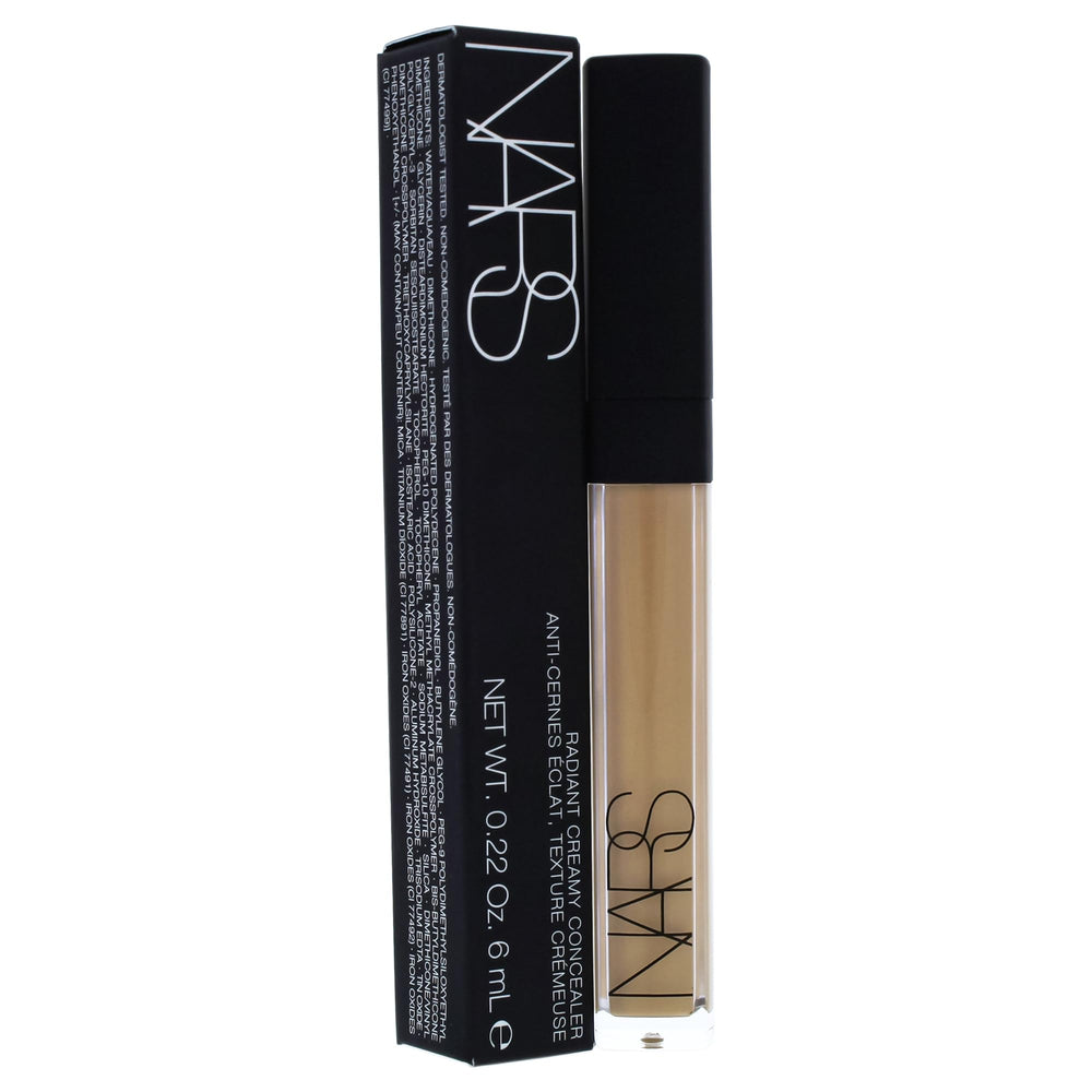 NARS concealer applied with brush demonstrating easy application and coverage