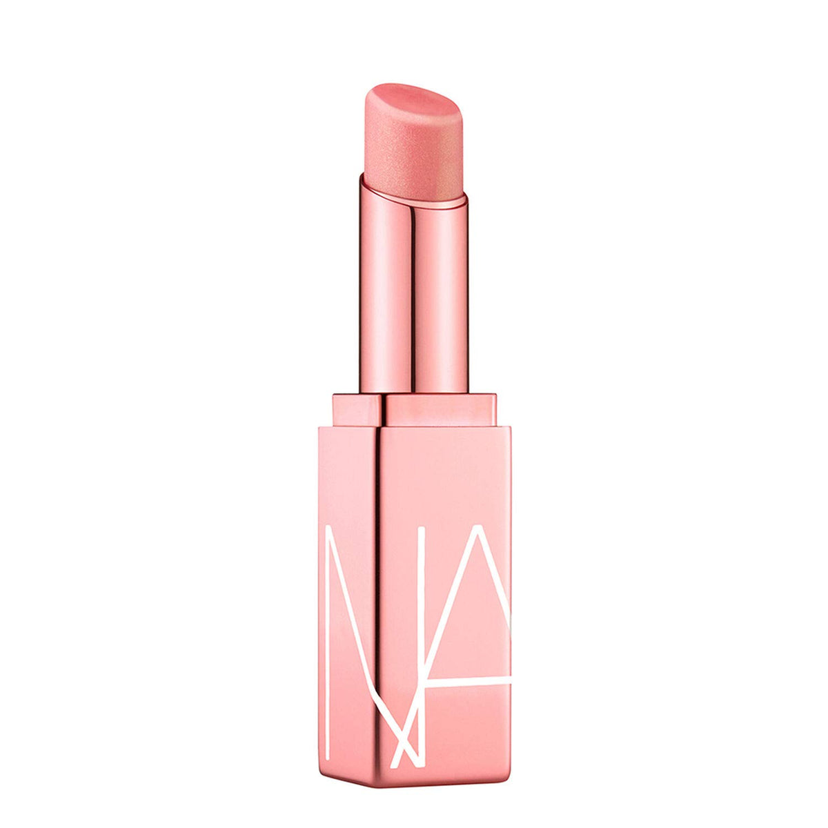 NARS front-closed balm showing sleek tube and brand elegance, convenient travel benefit