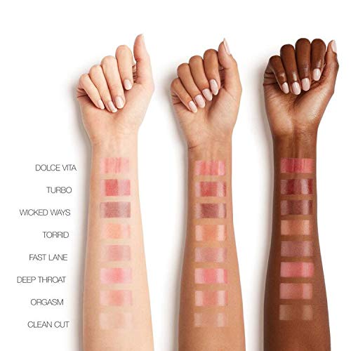 NARS packaging label close-up showing ingredients and limited-edition clarity benefit