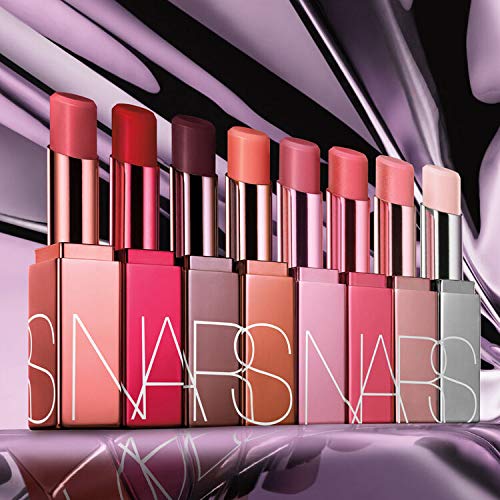 NARS product beside everyday items showing size comparison and handbag-ready benefit