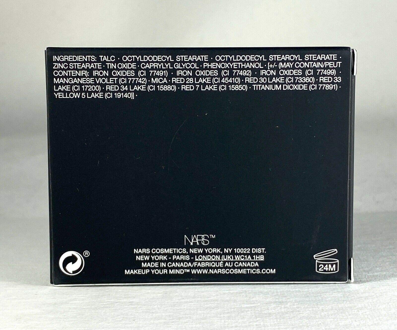 NARS ORGASM placed in makeup bag lifestyle shot showing everyday convenience