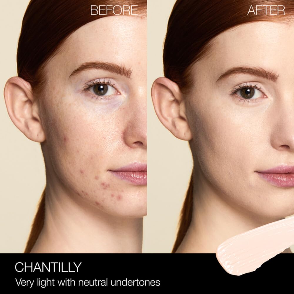NARS concealer Chantilly swatch showing creamy texture and luminous finish