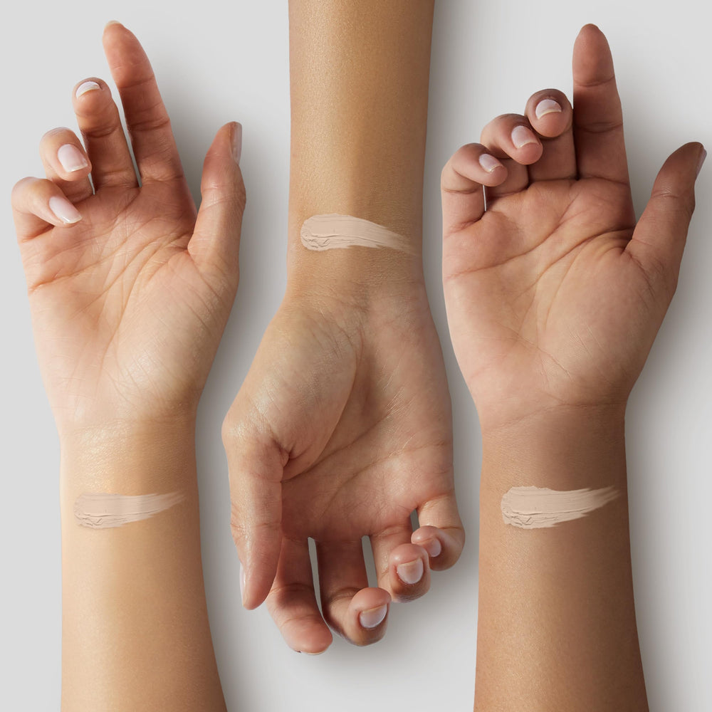 NARS concealer Chantilly under-eye demo showing brightening benefit