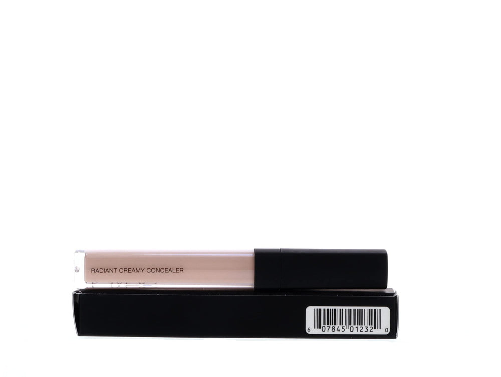 NARS before and after under-eye comparison showing visible brightening