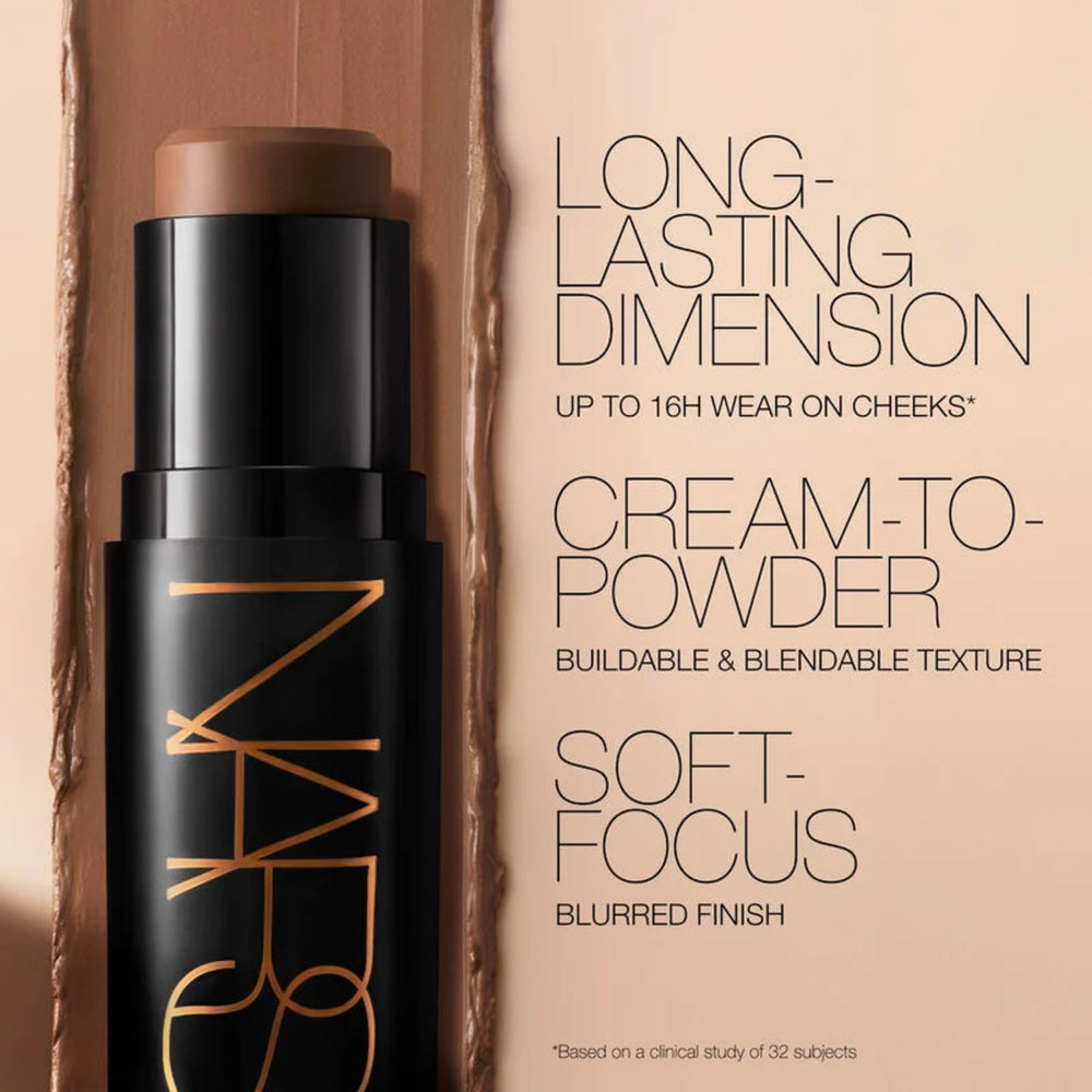 NARS The Multiple close-up of creamy Laguna stick texture showing smooth blendable finish benefit