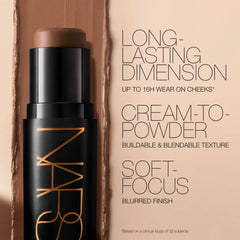 NARS The Multiple close-up of creamy Laguna stick texture showing smooth blendable finish benefit