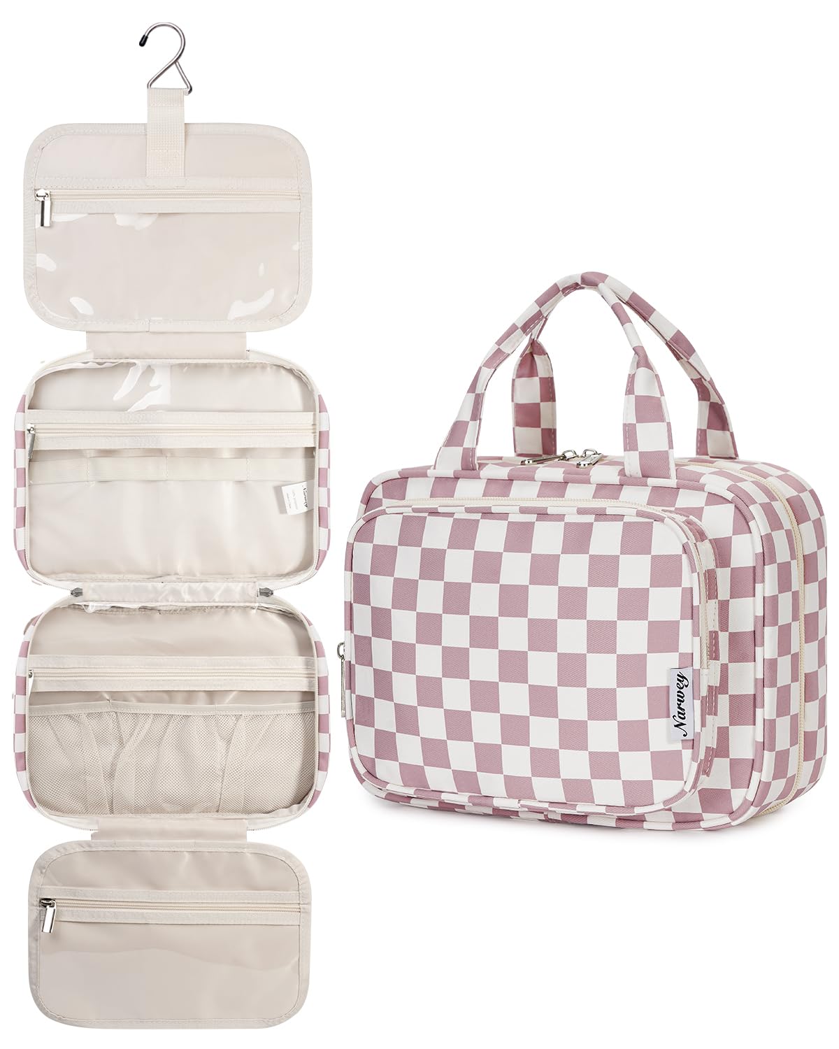 Narwey front closed bag showing compact travel-ready design benefit