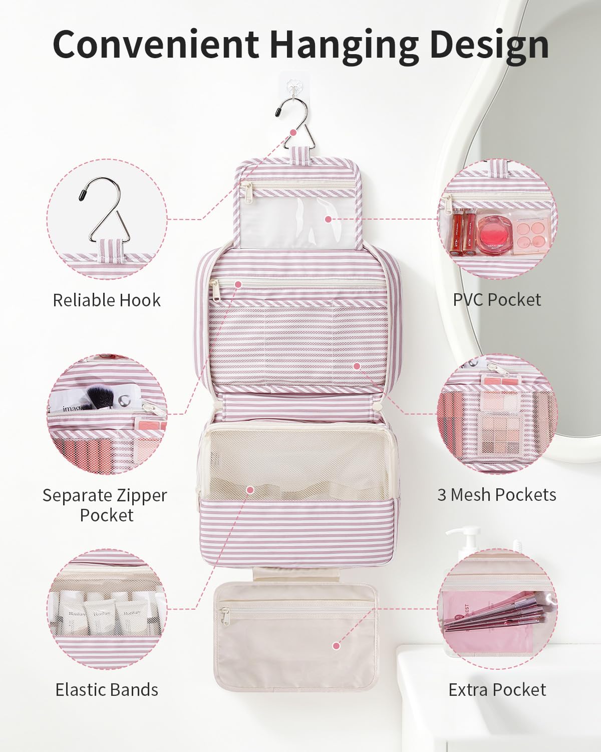 Narwey open full-unfold interior showing organized compartments and visibility