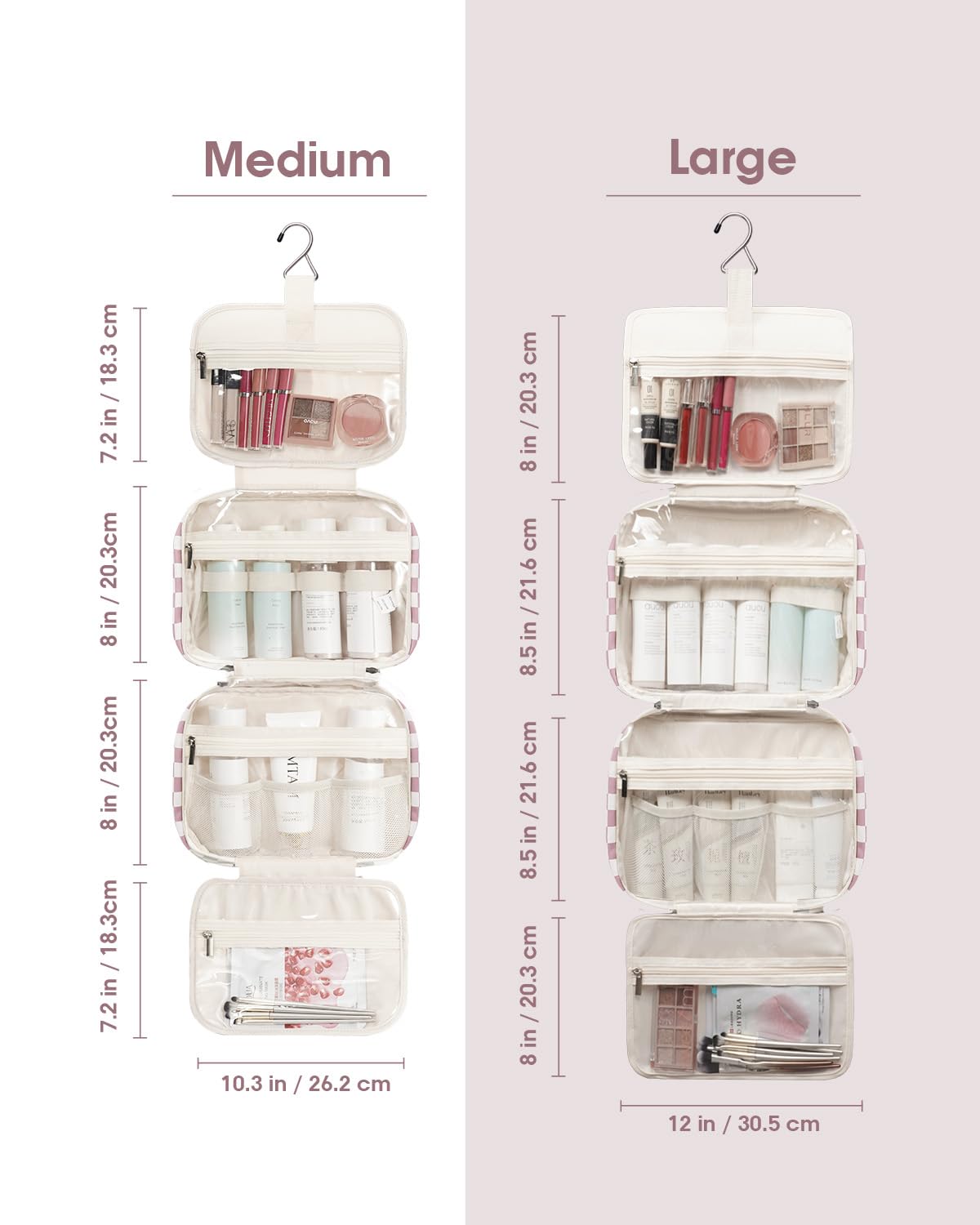 Narwey packed with travel essentials demonstrating capacious organization