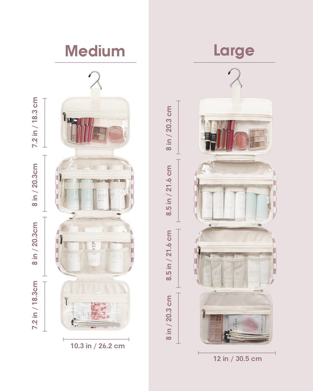 Narwey packed with travel essentials demonstrating capacious organization