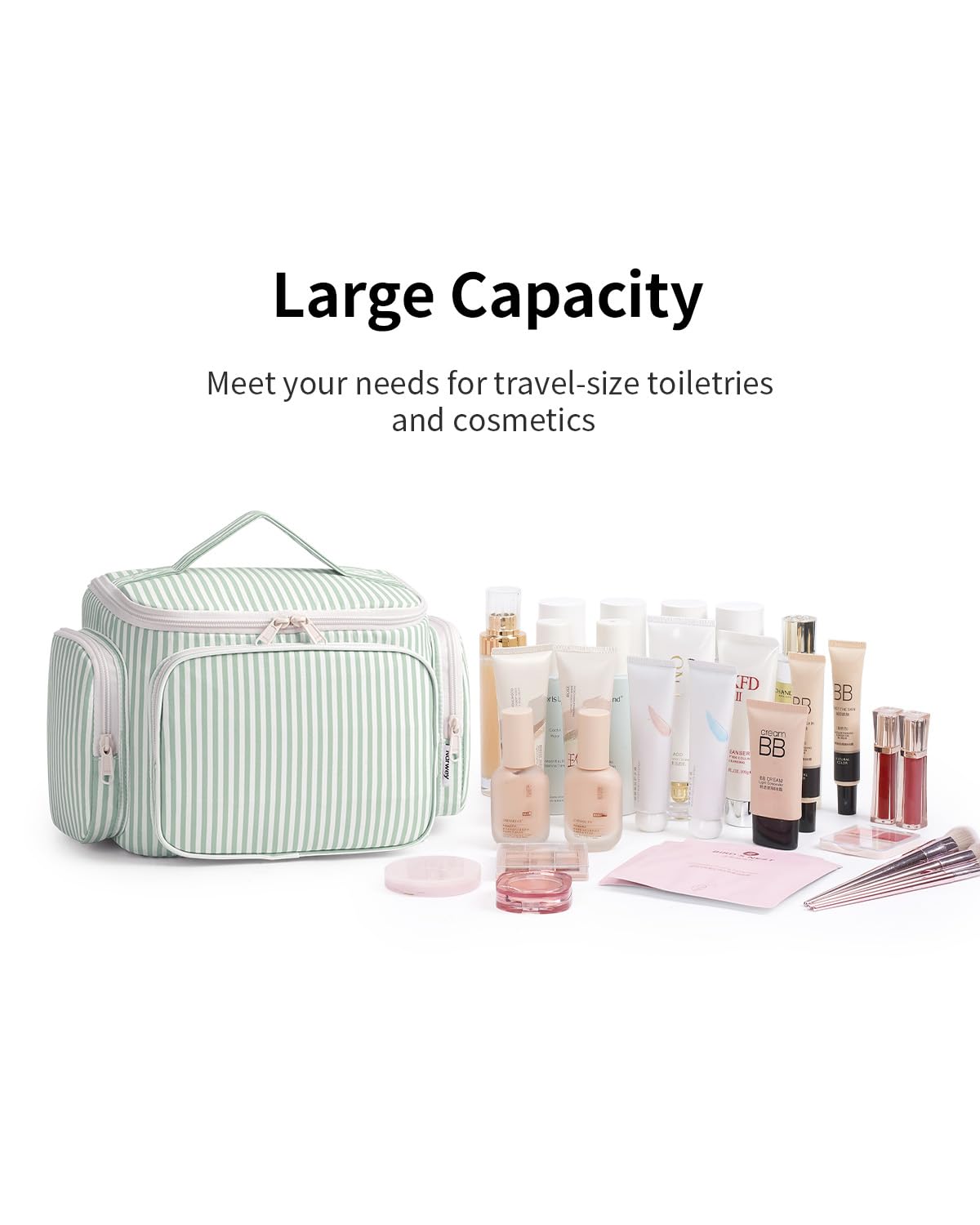 Narwey zipper and handle detail highlighting durable materials and portability