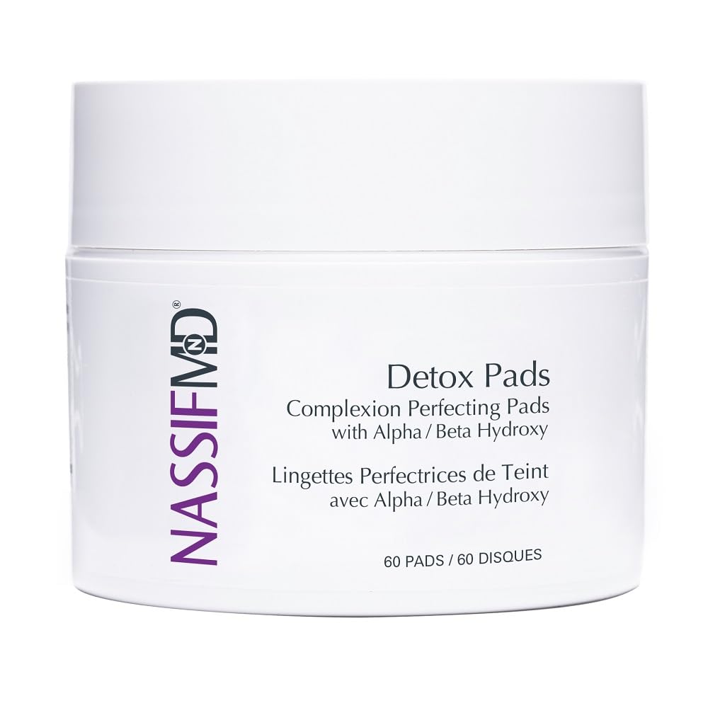 NassifMD front packaging showing pad tub and clear branding for easy identification and convenience