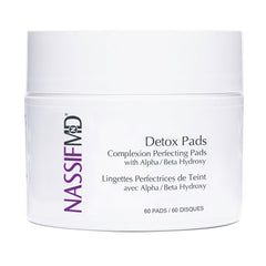 NassifMD front packaging showing pad tub and clear branding for easy identification and convenience