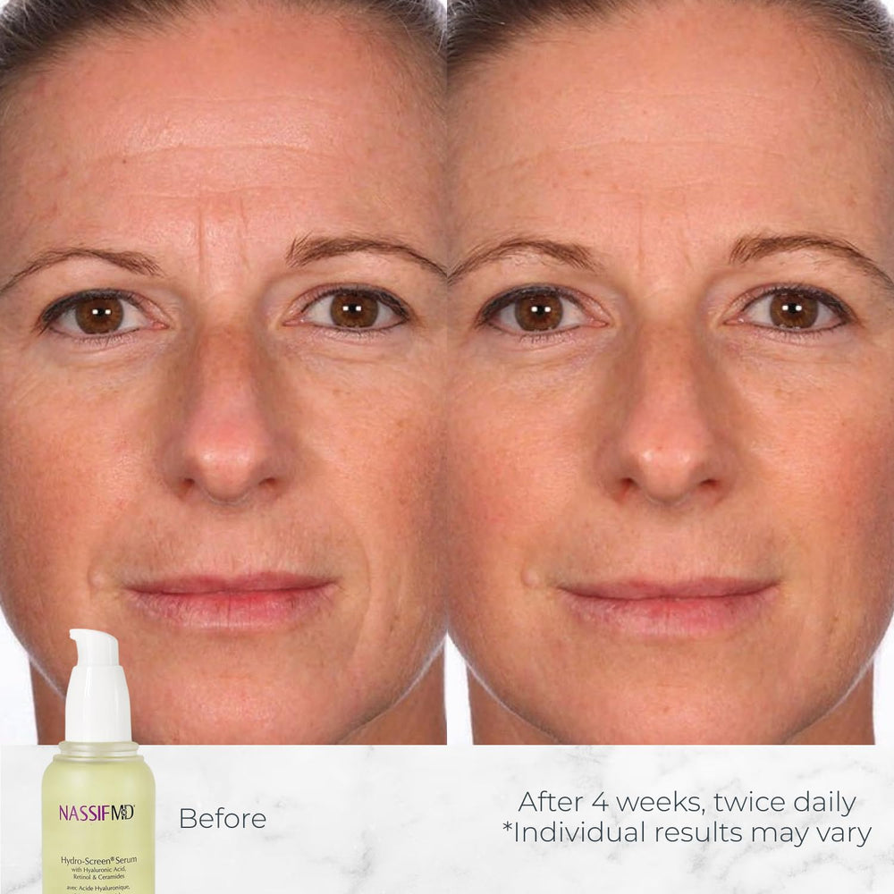 NASSIFMD serum texture on skin demonstrating lightweight feel and quick absorption benefit
