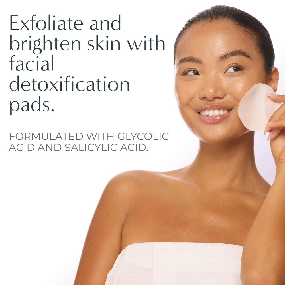 NassifMD solution droplets on pad highlighting active AHA/BHA formula for brighter skin