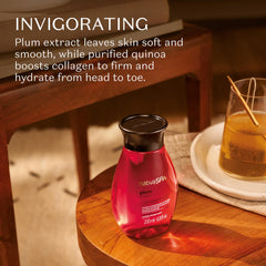 NATIVA SPA O BOTICÁRIO bottle staged on bath shelf benefit: spa-like bathroom aesthetic