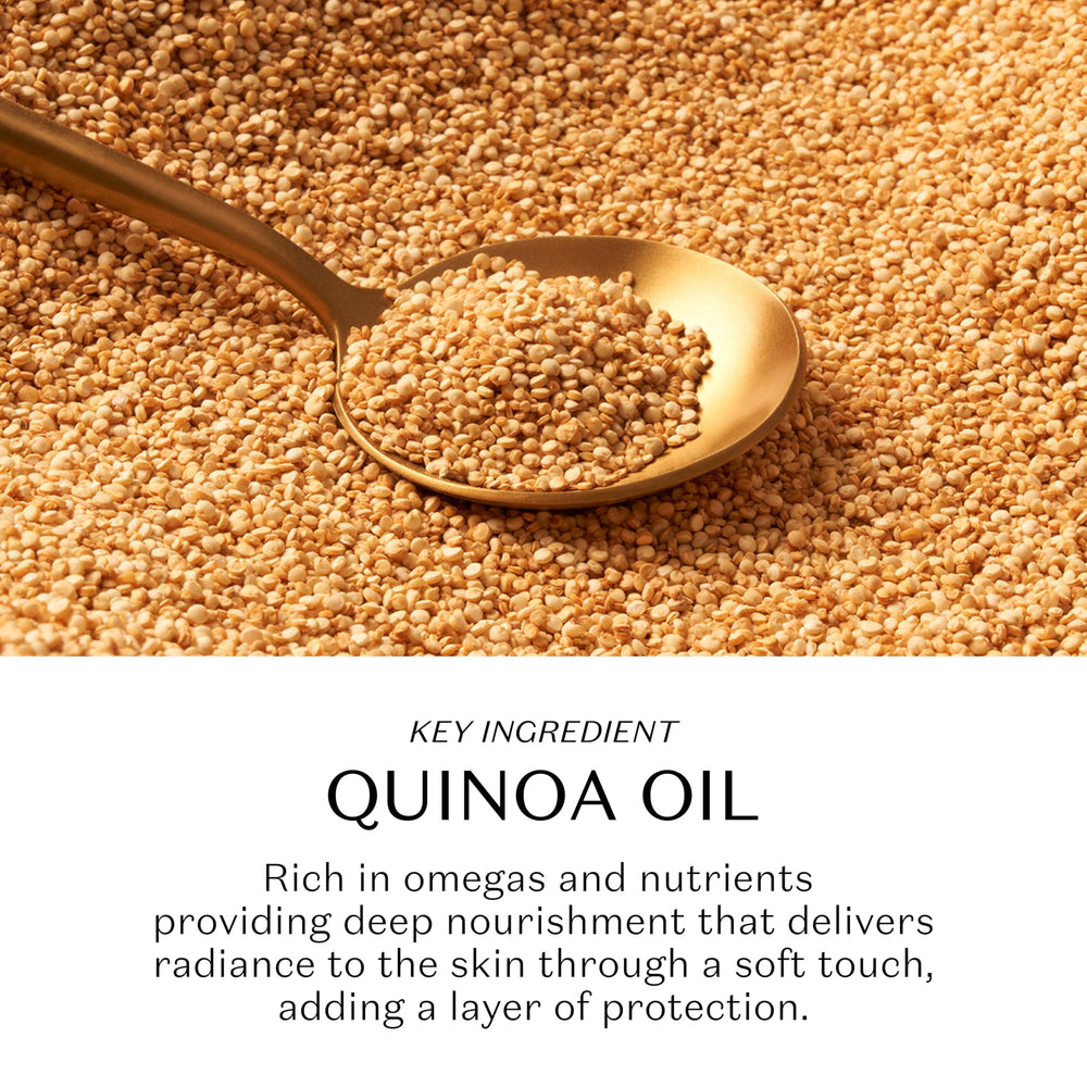 NATIVA SPA O BOTICÁRIO label close-up highlighting quinoa extract benefit: nutrient-rich formula