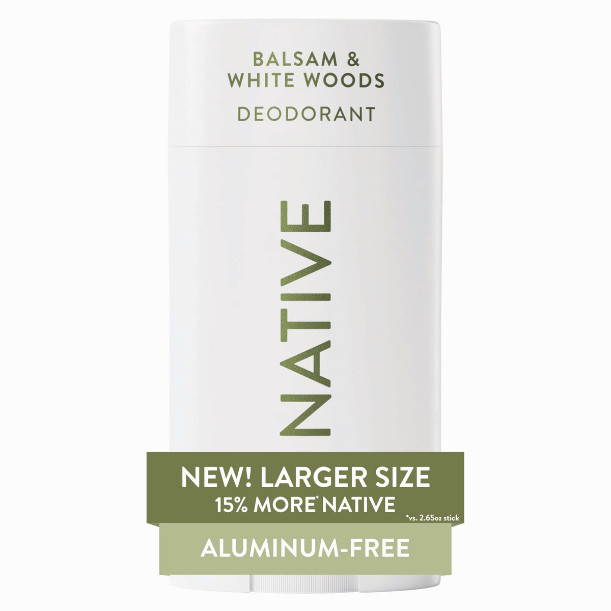 Native front packaging showing scent and size, conveys trustworthy protection