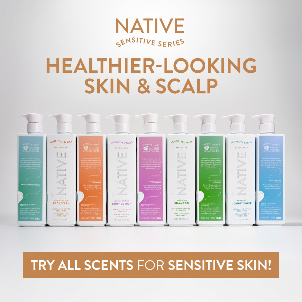 Native product displayed on store shelf illustrating clean packaging and accessibility