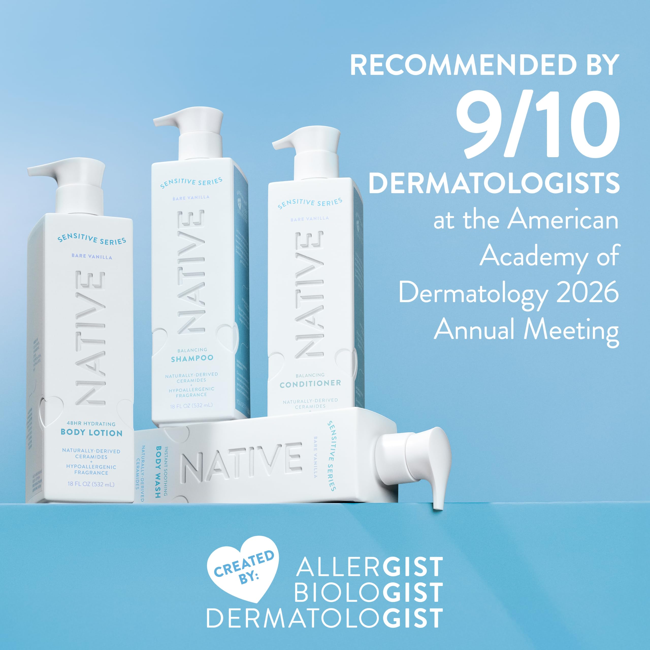 Native lather on scalp indicating gentle cleansing and oil removal benefit