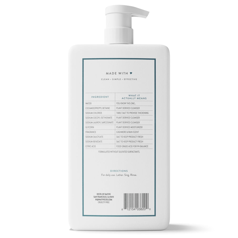 Native bottle on bathroom counter in lifestyle scene for everyday routine benefit