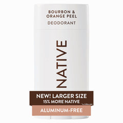 Native front packaging showing bourbon and orange peel scent benefits