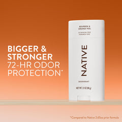 Native deodorant stick twist top view showing easy application benefit