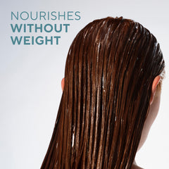 Native shampoo texture in hand, gentle coconut-derived lather visible