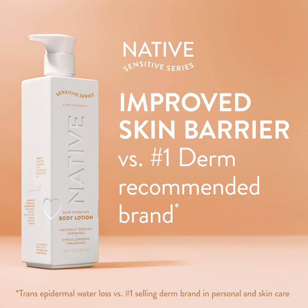 Close-up of ceramide ingredient droplet highlighting Native’s barrier-supporting benefit