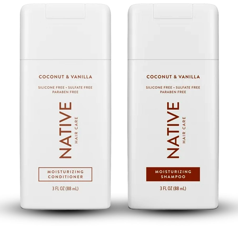 Native front packaging showing 3 fl oz bottle and clean design benefit