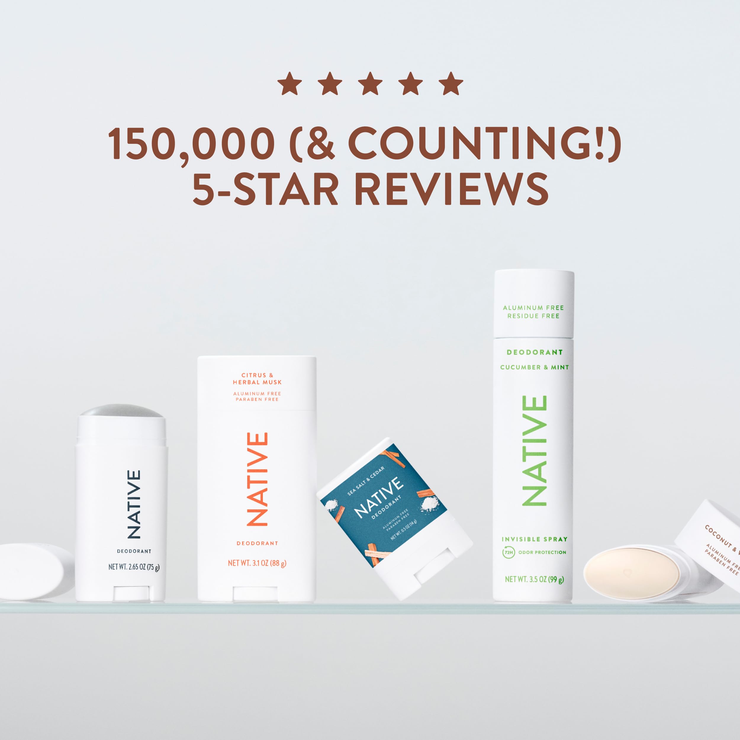 Native mist on skin revealing invisible, fast-dry texture benefit