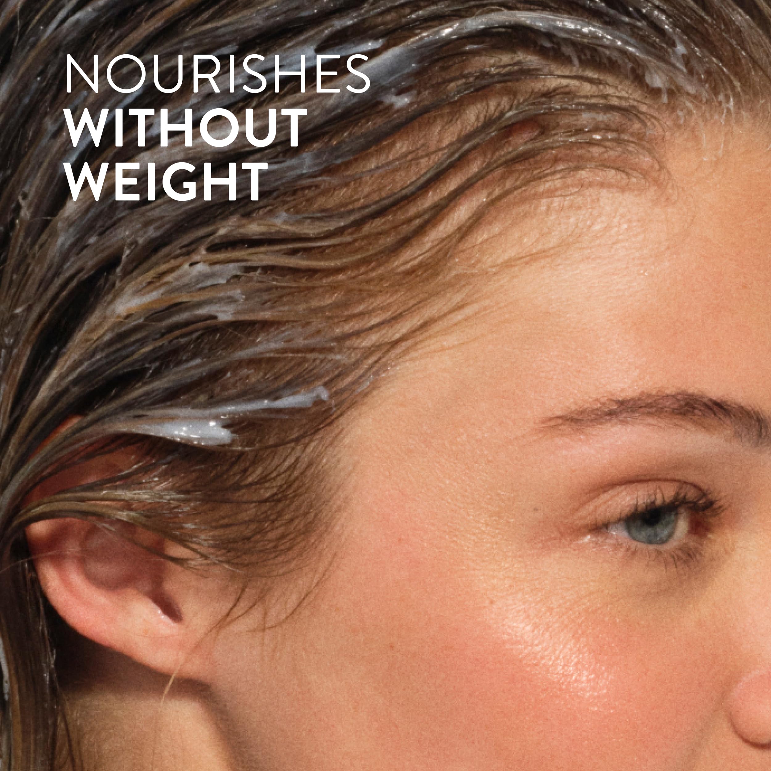 Creamy Native conditioner texture showing smooth detangling benefit