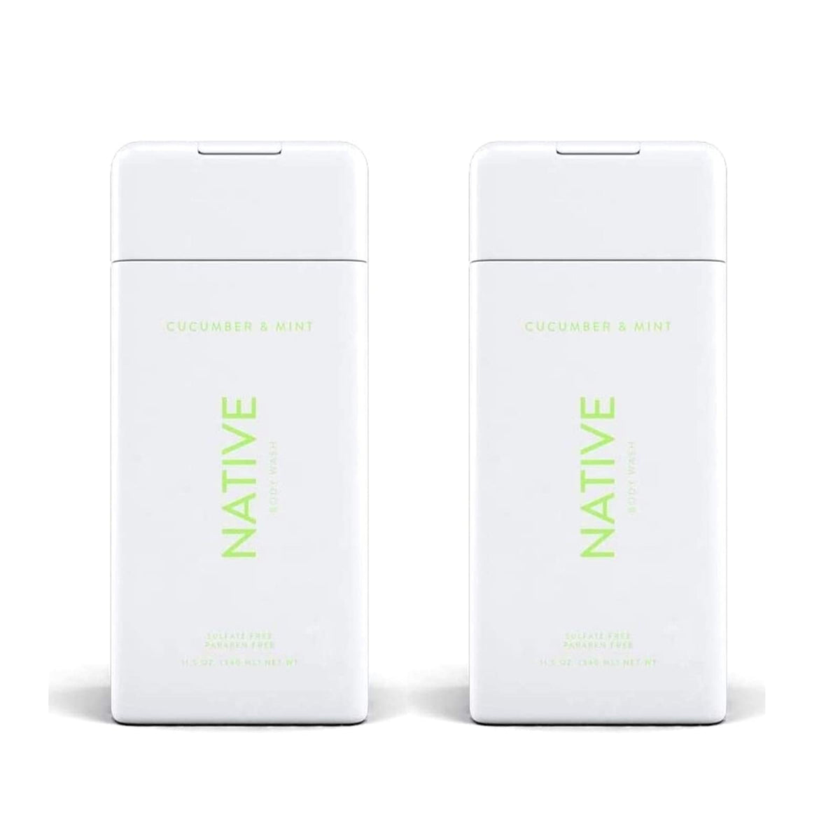 Native bottle front packaging showing scent and twin value for easy restocking