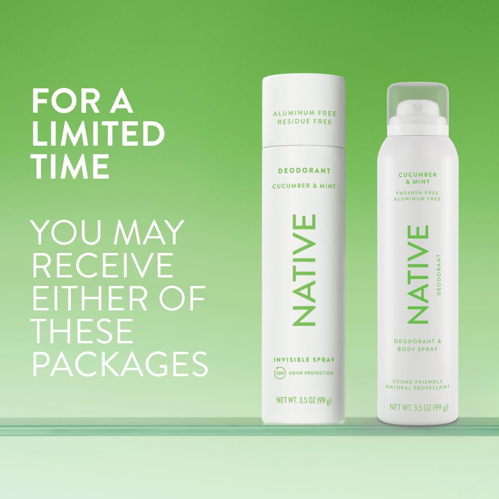 Native in a travel pouch showing portable deodorant convenience benefit