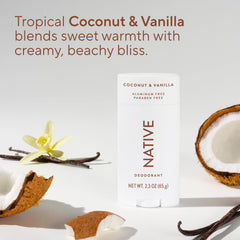Applying Native deodorant on arm for comfortable, non‑greasy feel